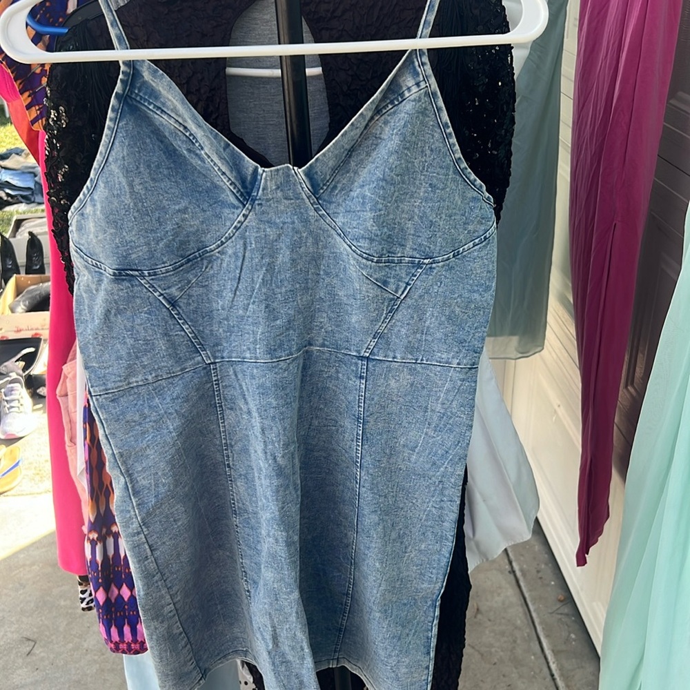 Denim dress